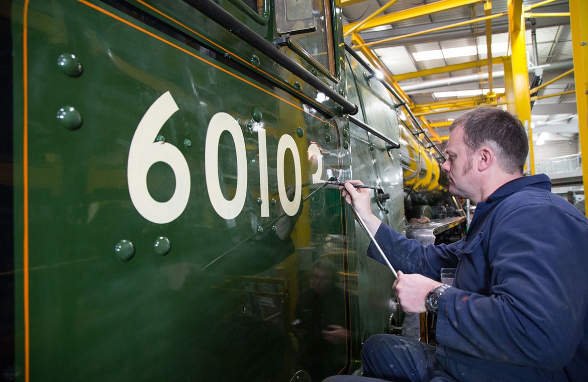 This was the number of Flying Scotsman in its BR days. Photograph: National Railway Museum