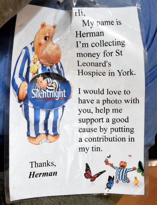 The notice that Herman carried everywhere with him