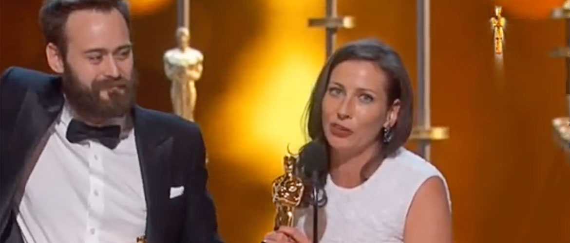 Video: York moviemaker triumphs at the Oscars
