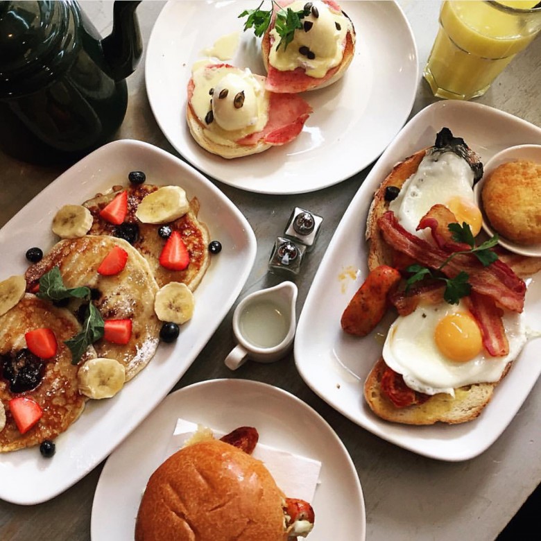 Bill's way with pancakes… Photograph: Bill's Restaurant on Instagram