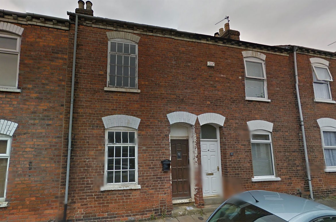 The front of the property as of September 2014. Photograph © Google Street View