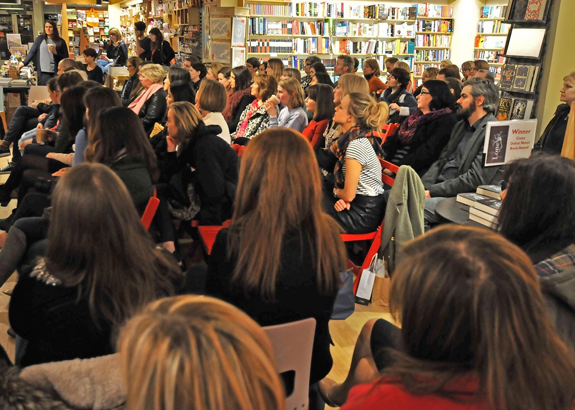 The audience are all ears