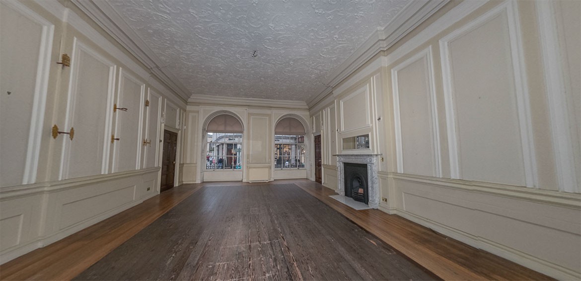 Plenty of room for a banquet – the ground floor Dining Room