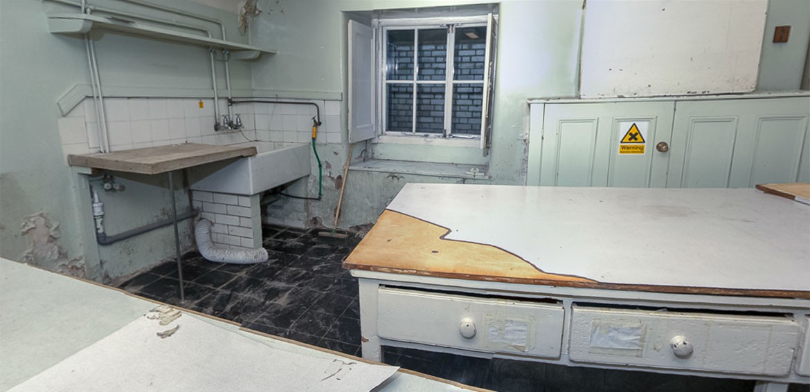 Another view of the kitchens