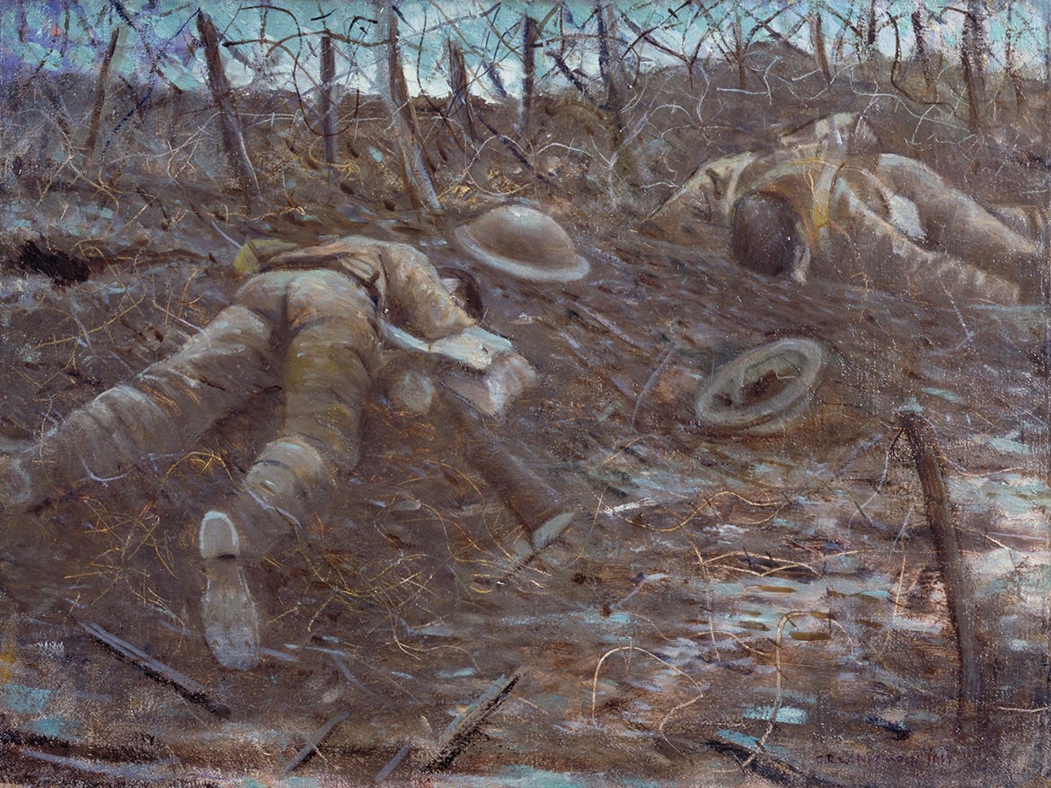 Paths of Glory by CRW Nevinson, 1917, copyright IWM