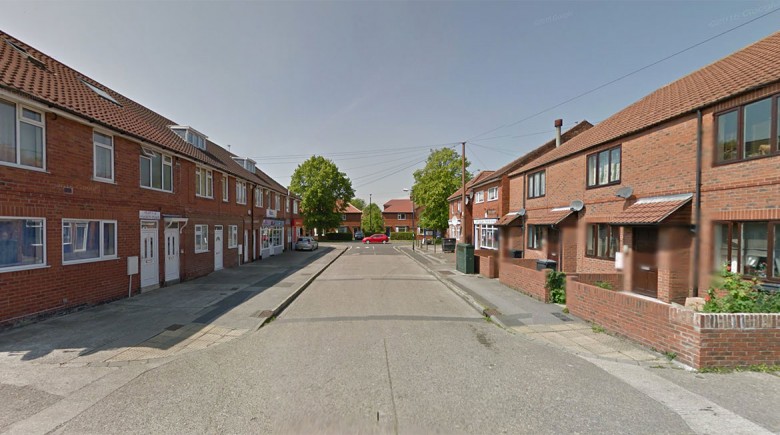 Saxon Place, off Dodsworth Avenue in York. Photograph © Google Street View