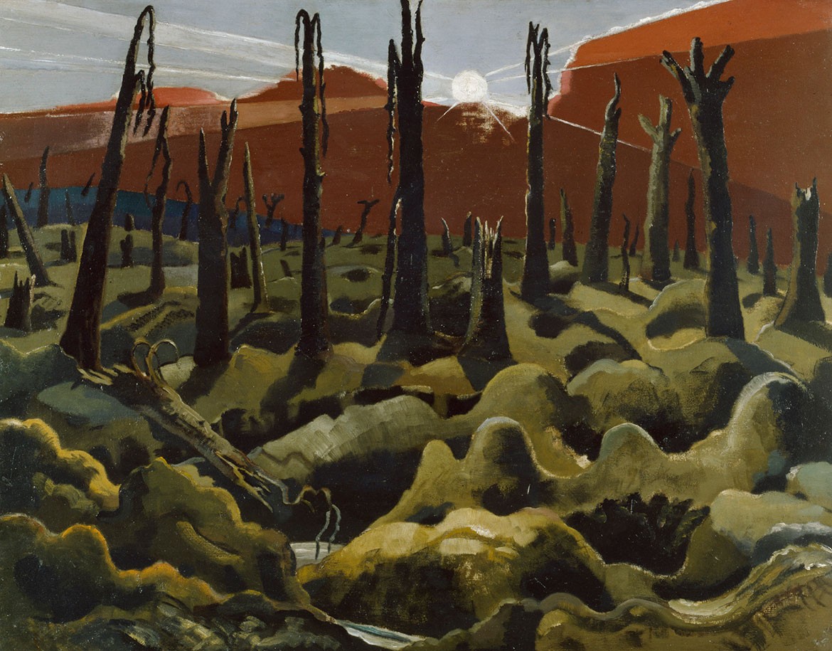We are Marking a New World, by Paul Nash, copyright IWM