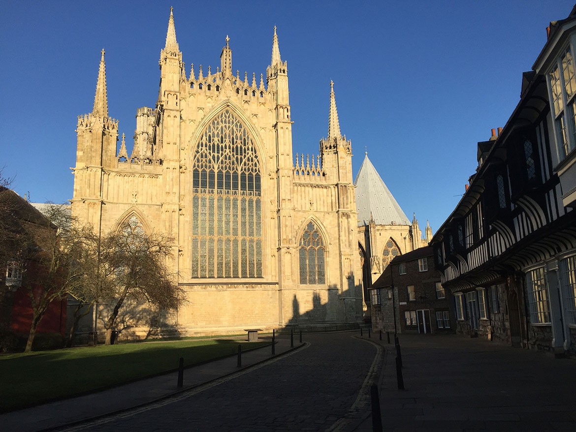 Hey, good lookin’… York Minster in the morning sunlight. Photograph: Richard McDougall