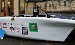 York school students get to see pioneering solar-powered car designed by ex pupil