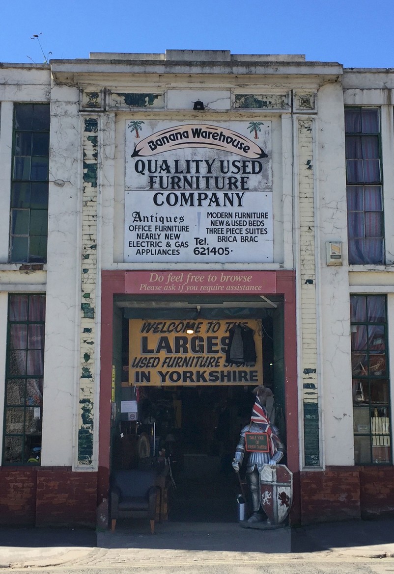 The famous frontage of the 1925 Banana Warehouse
