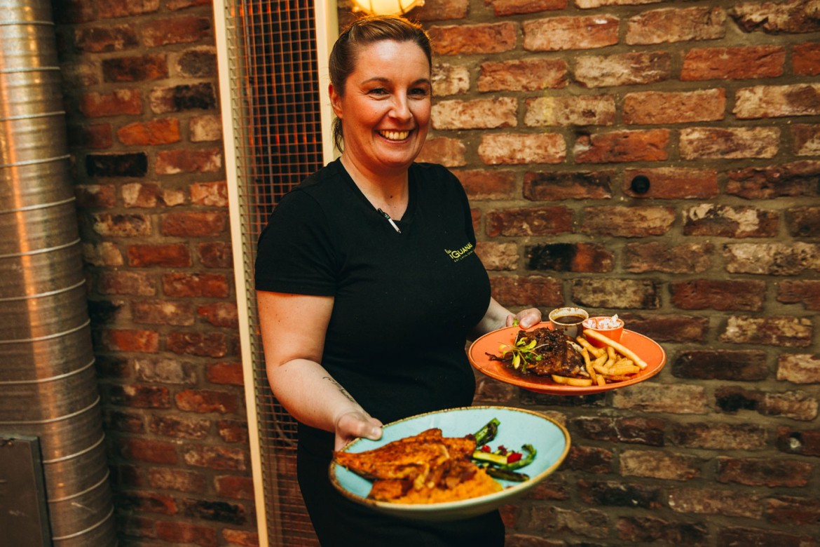 Service with a smile. Photograph: Tom Joy Photography
