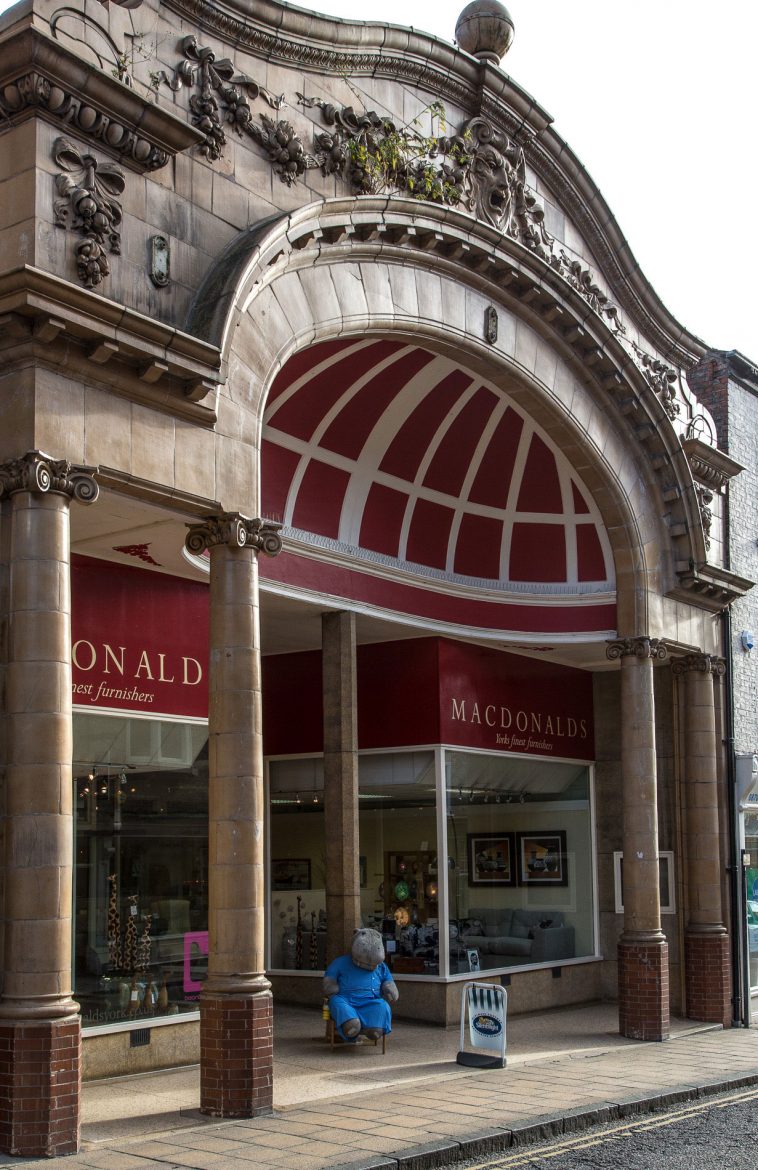 The former Macdonalds furniture store on Fossgate. Photograph © Allan Harris on Flickr