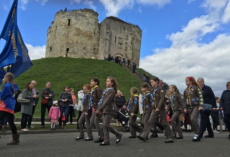 Young people from across the city joined in