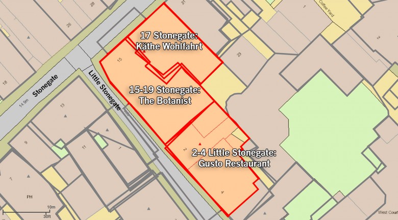 This shows the former Mulberry Hall premises, and where each business wants to move in