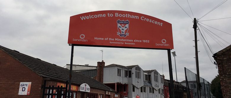 Tough times at Bootham Crescent. Photograph: YorkMix