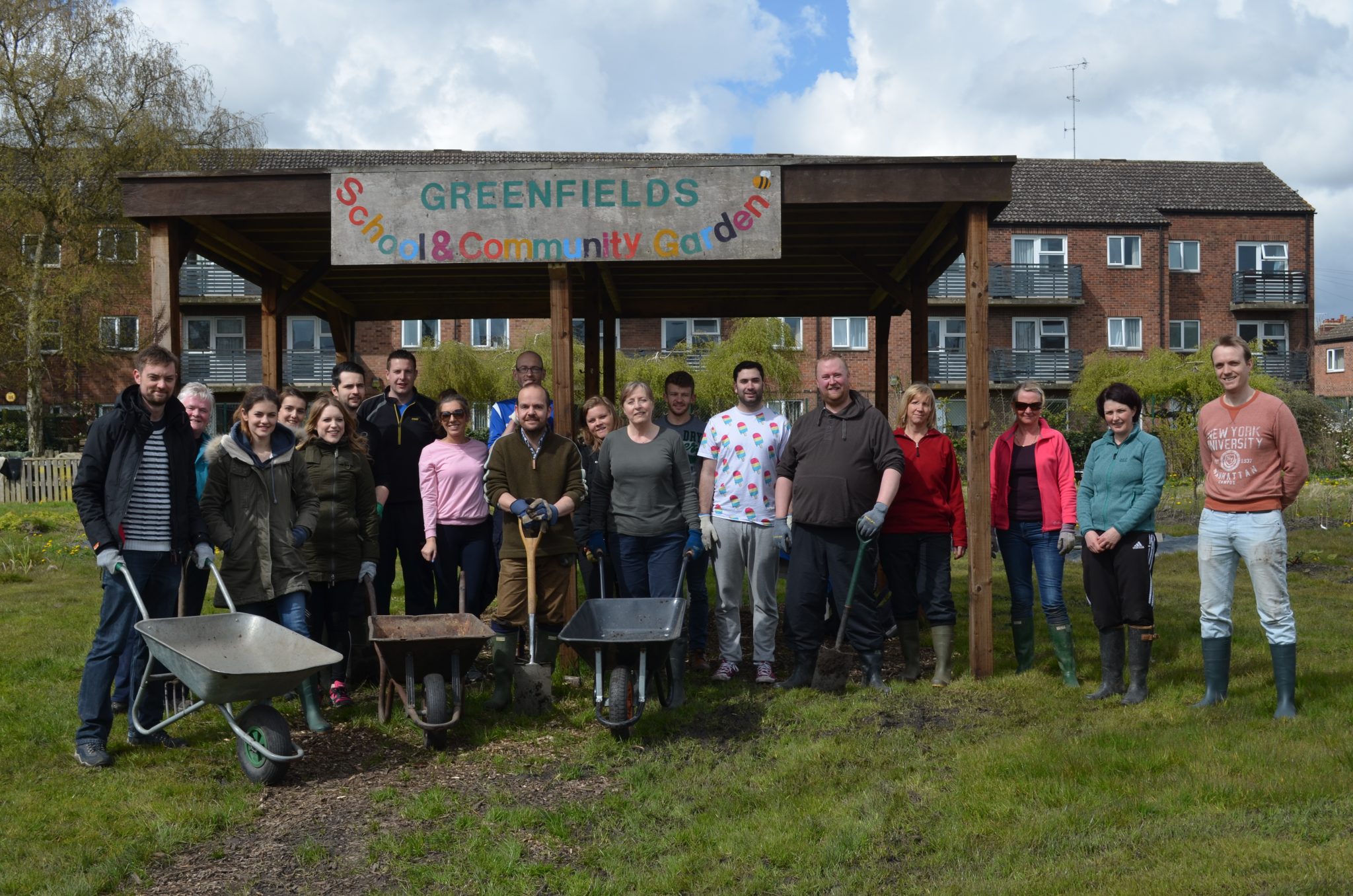 Community garden transformed as York charity and business team up