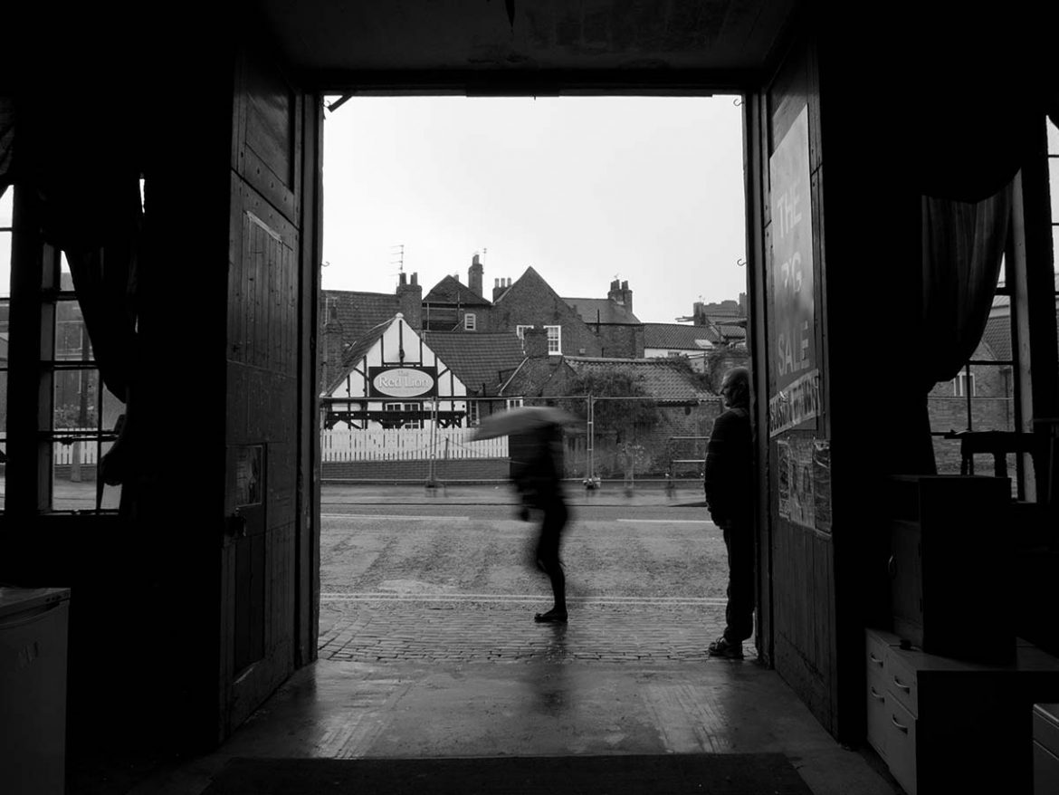 A grey day outside