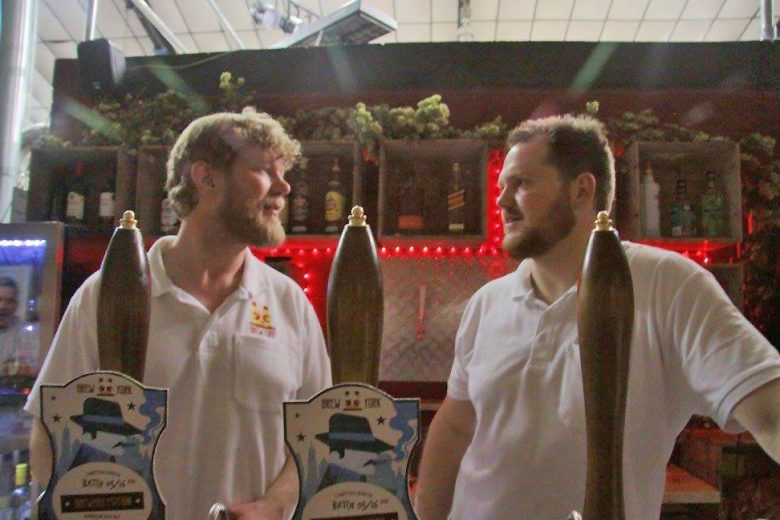 Lee and Wayne on opening night