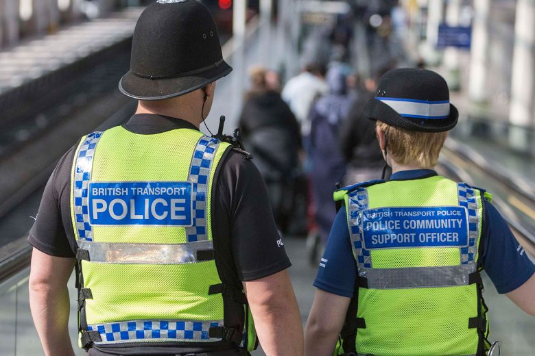 British Transport Police are investigating alongside their North Yorkshire colleagues. Photograph: BTP
