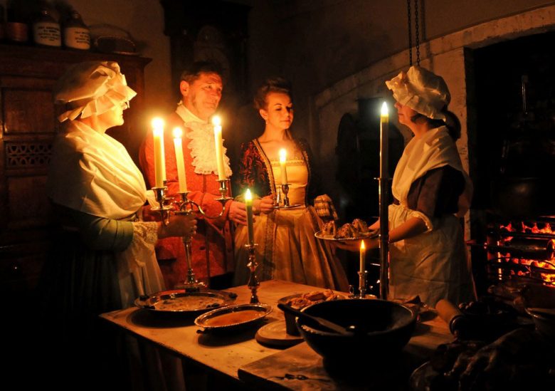 Fairfax by a flickering flame…