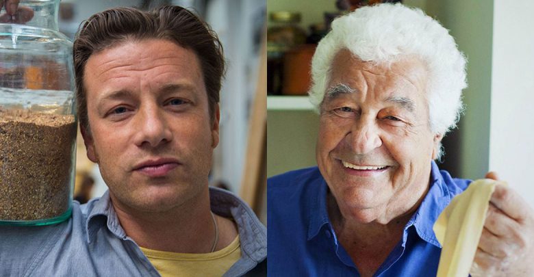 Pasta masters: Jamie Oliver (left) and Antonio Carluccio