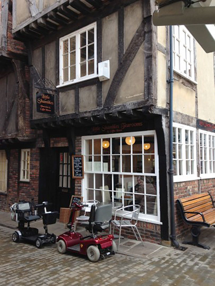 Little Shambles Tearoom. Photograph: Barry Crux & Co