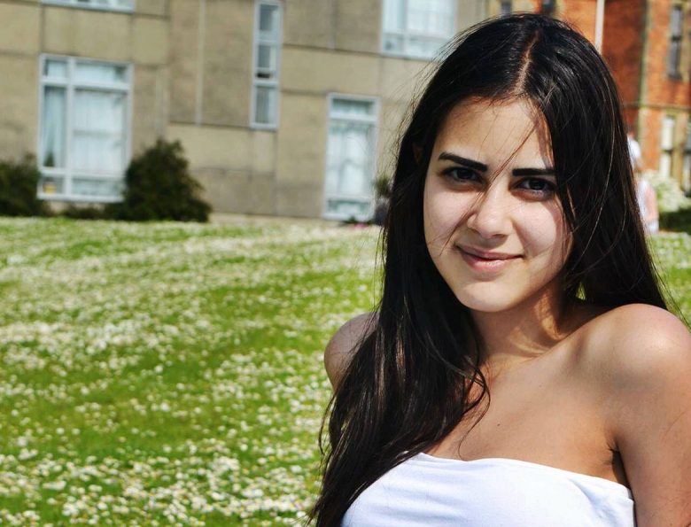 Markella Apergi in her Facebook photograph