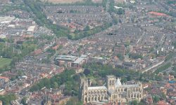This breathtaking aerial video over York Minster was taken by historic last Army helicopter flight
