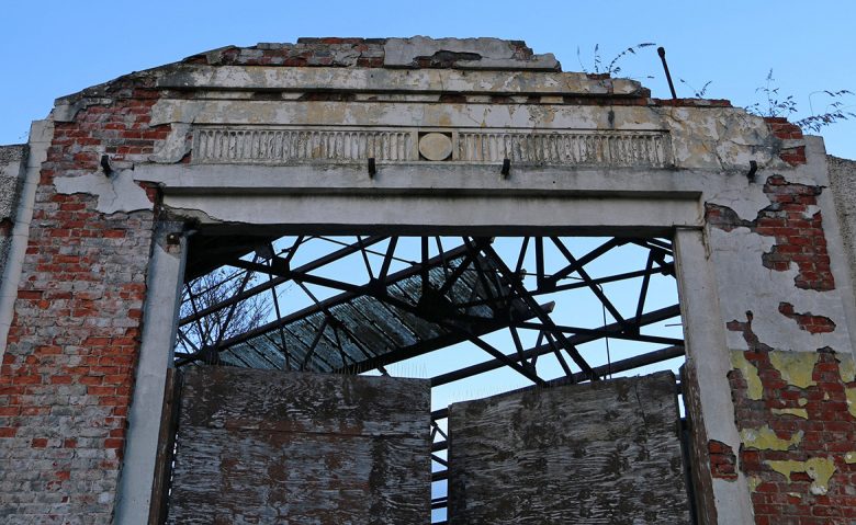 Reynards Garage on Piccadilly. Once home to York's early aircraft factory it was pulled down shortly after this photograph was taken. Photograph: Richard McDougall