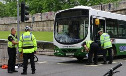 Cyclist seriously hurt after being hit by a bus in York city centre
