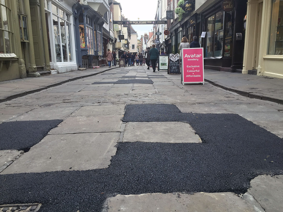 Stonegate or Tarmac-gate? Petition demands removal of ‘ugly as all hell’ repairs