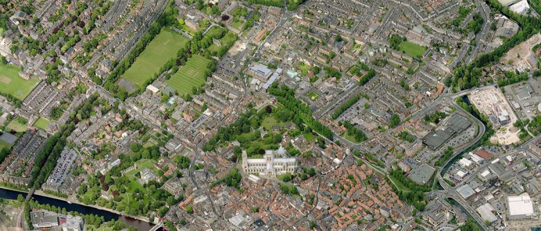 York – a changing city. Photograph © Bing Maps
