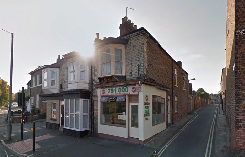 Mamaz Pizzeria Takeaway has now vacated these premises on Acomb Road. Photograph © Google Street View