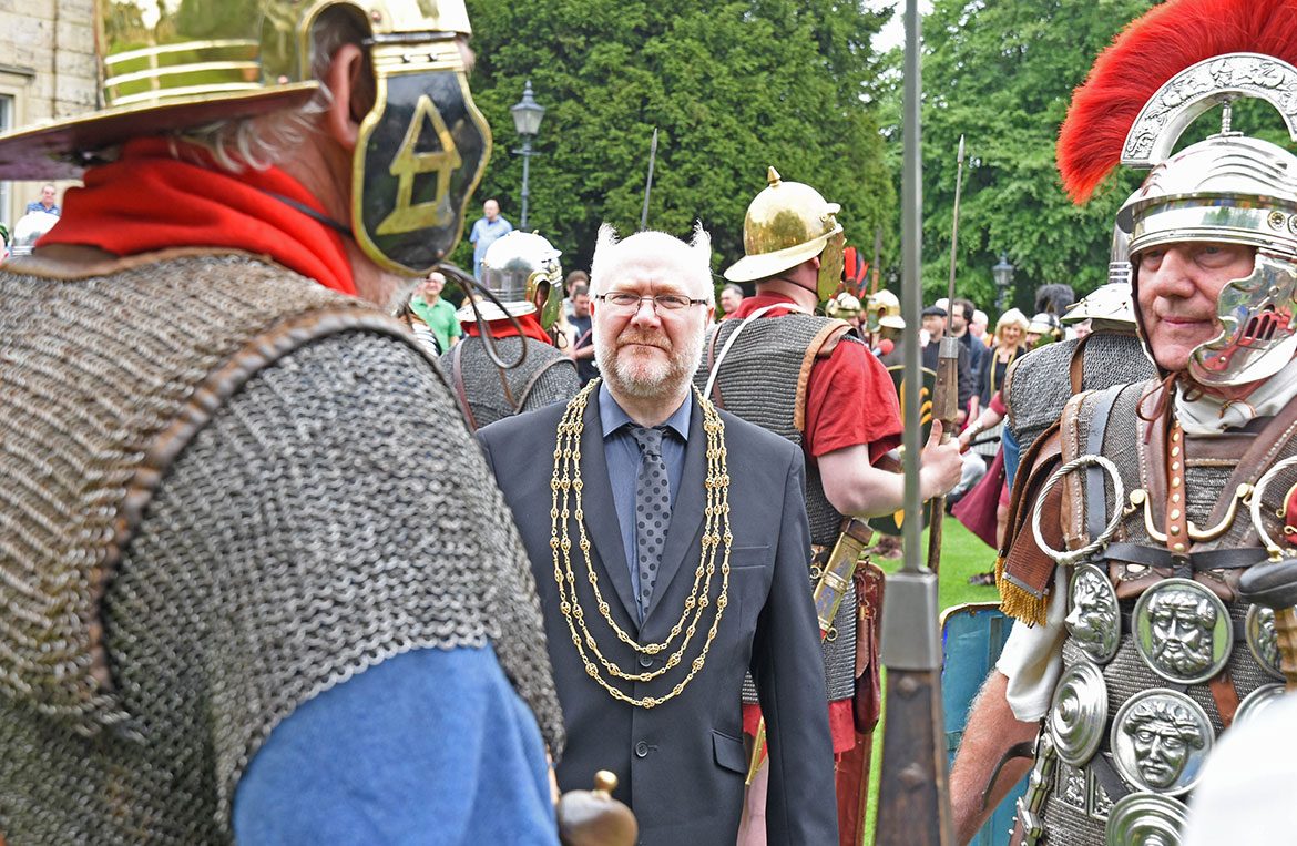 The legion meets York's new Lord Mayor Cllr Dave Taylor