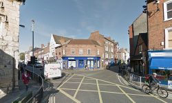 Teenage cyclist hurt after being forced into railings by car in York city centre