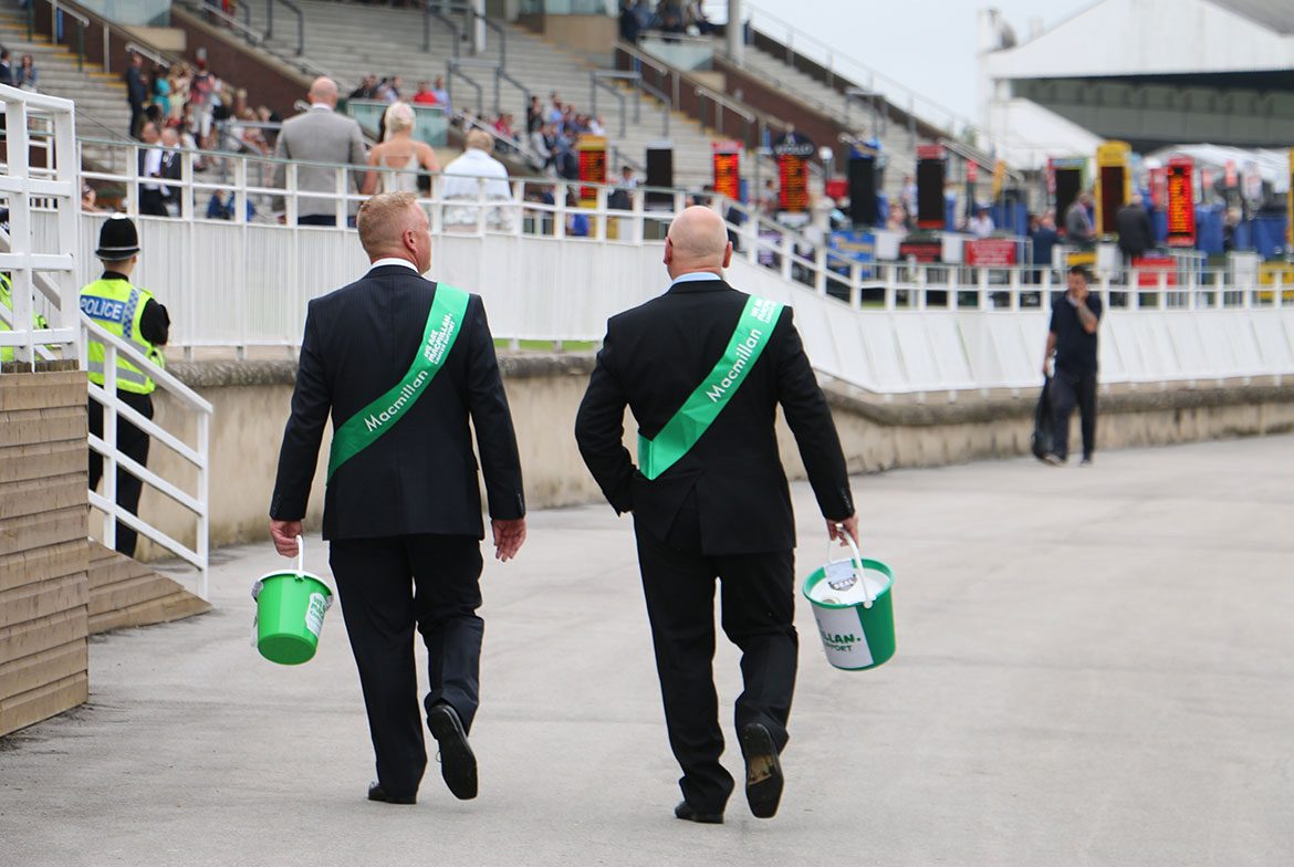 Heading to meet racegoers. Photograph: Melissa Connolly