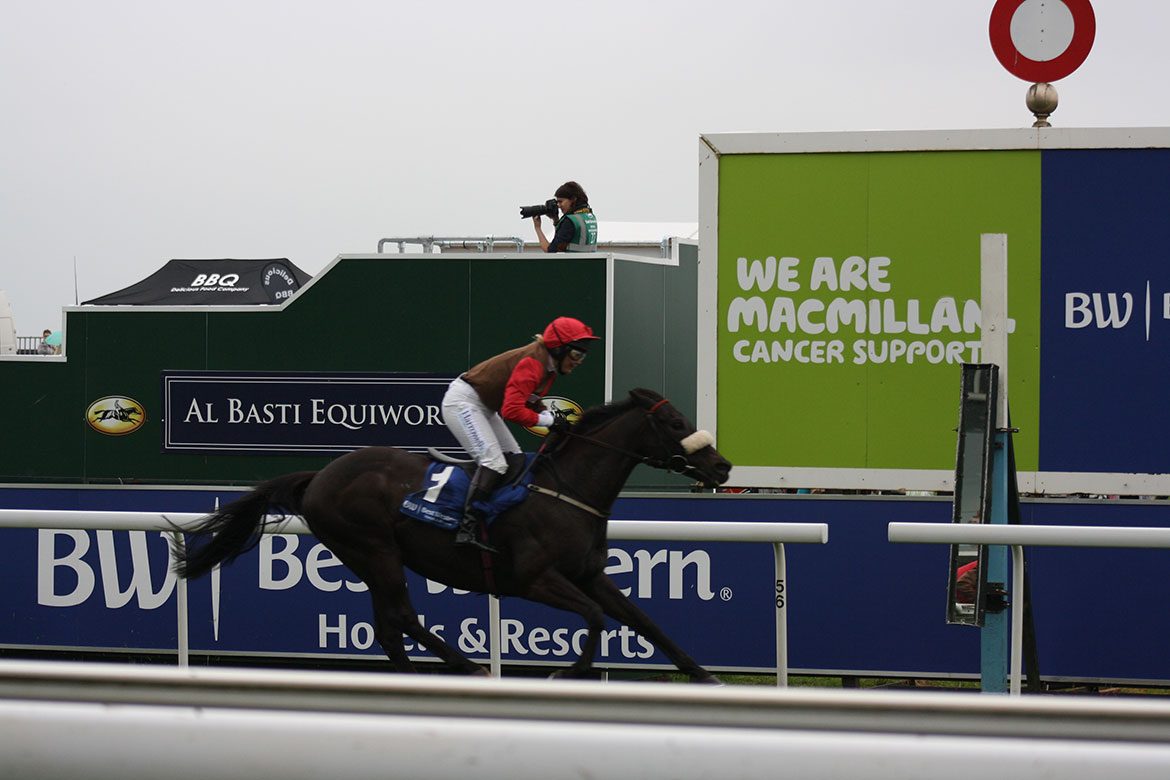 Racing for a good cause. Photograph: Melissa Connolly