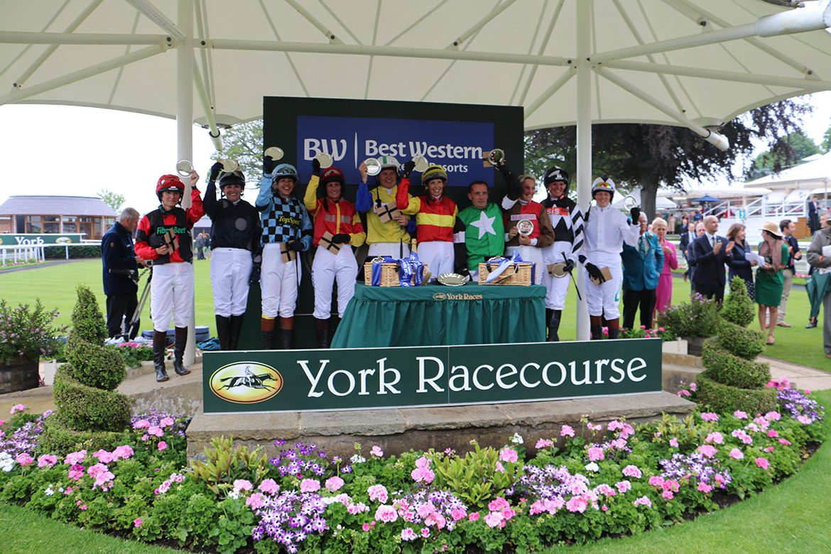 The amateur riders trained for months to prepare for the Best Western Hotels & Macmillan Ride of their Lives. Photograph: Melissa Connolly