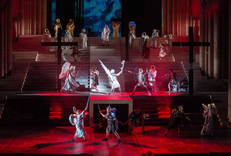 Good takes on evil in the York Minster Mystery Plays. Photograph: Duncan Lomax