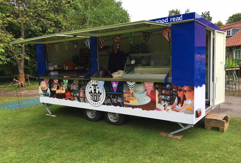 The new York Explore pop-up café in Homestead Park