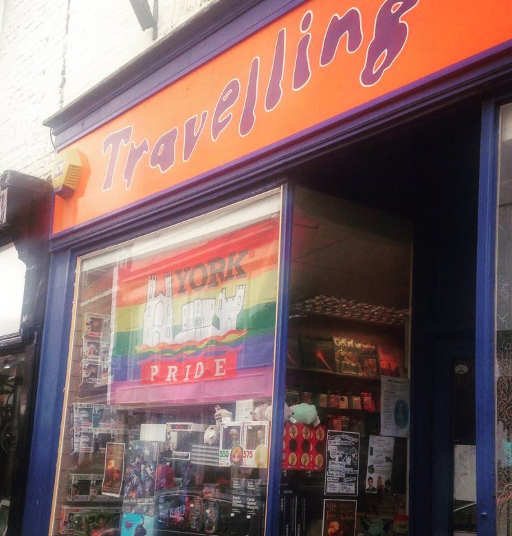 The Goodramgate comic shop shows graphic support