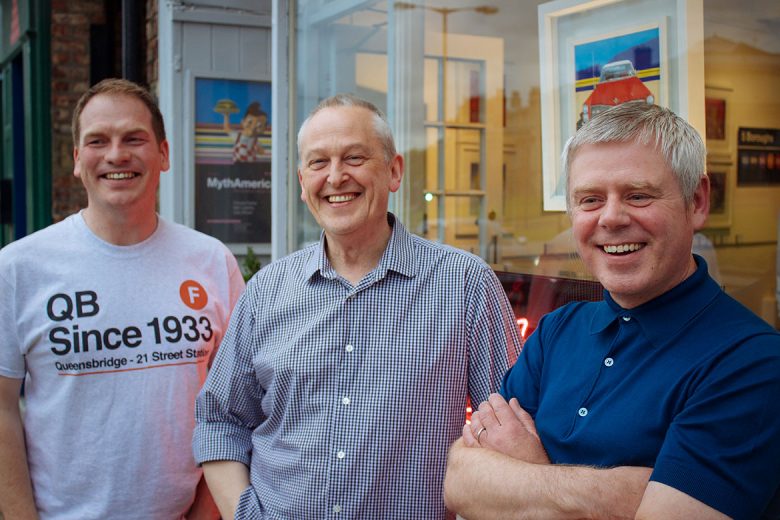 Talented trio: Mat Lazenby, Horace Panter and Gary Brown