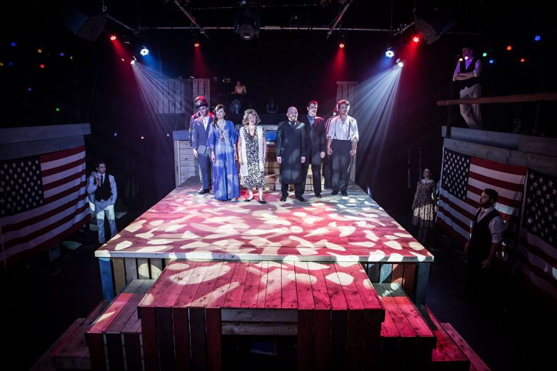 The newly-renovated space looks amazing as it is taken over by Assassins. Photographs: Pick Me Up Theatre / Matthew Kitchen Photography