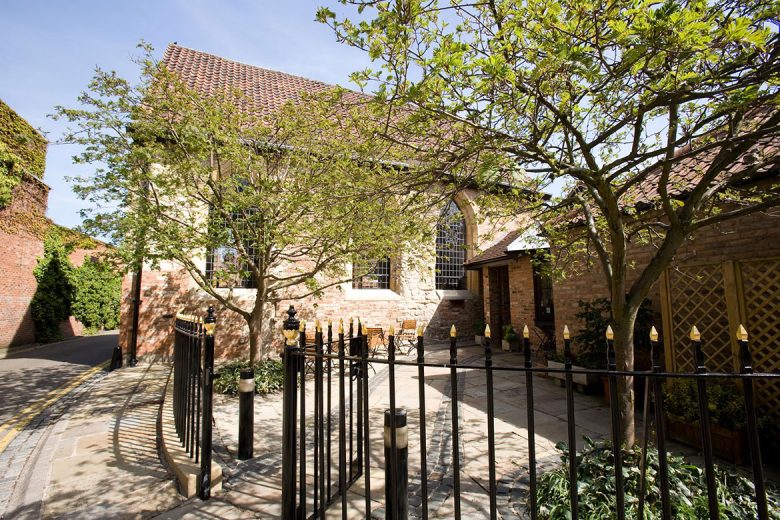The beautiful Bedern Hall, just yards from two busy York shopping streets