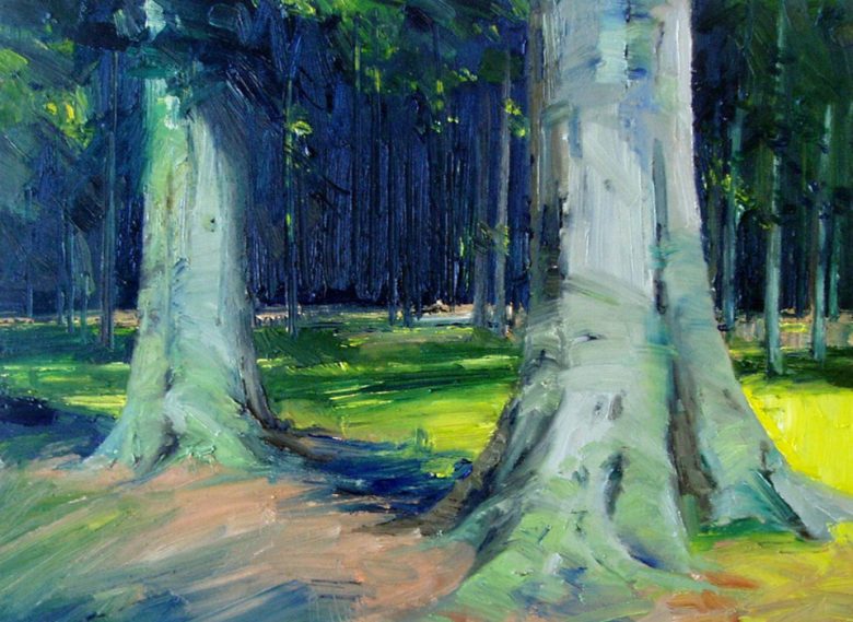 Wood Edge by Emerson Mayes - part of Blue Tree Gallery's Summer Exhibition this month