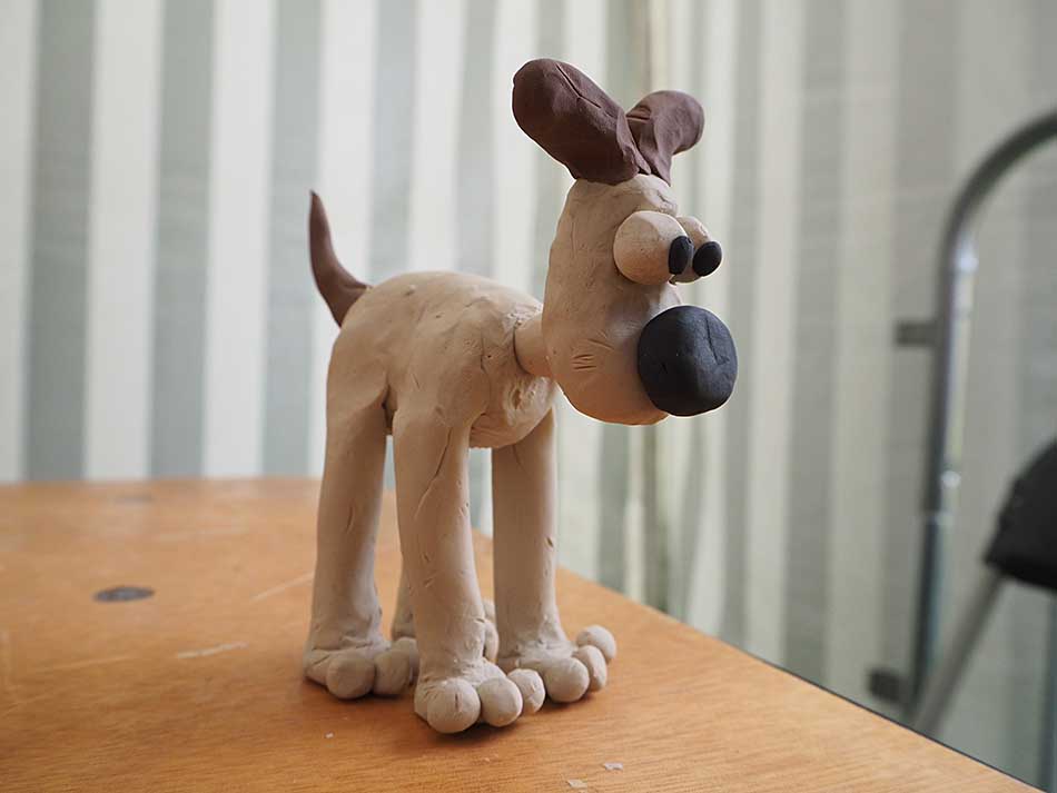Model of Gromit the dog