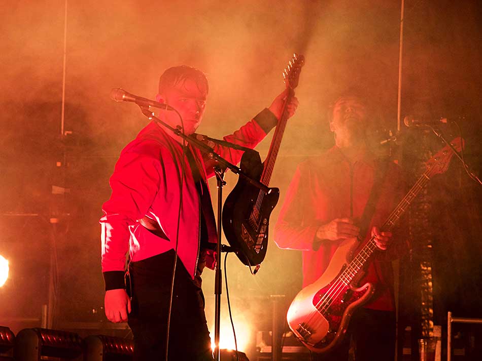 Jonathan Higgs leads Everything Everything on first night