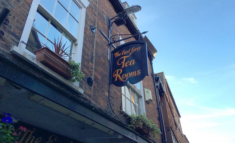 Shambles spooks… the tea rooms sign