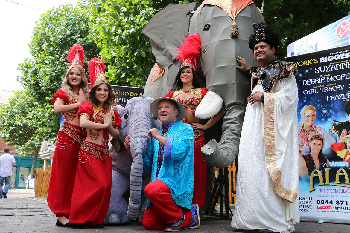 The cast of Aladdin