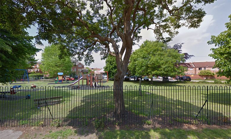 Haxby Road Park. Photograph © Google Street View